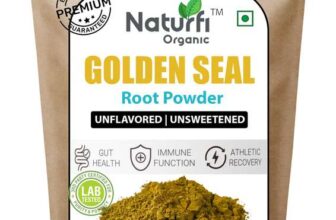 Goldenseal Powder – 3.5 oz, 100 Servings Pure Natural Goldenseal Root Powder Supplement Naturfi Store Ltd / FBA