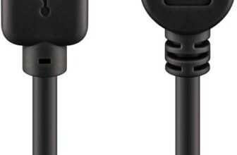 Goobay 68905 USB 2.0 Hi-Speed Extension Cable, Black, 5m Length