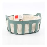 Green Reusable Panera Bread Basket 11x24cm