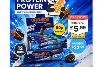 Grenade High Protein Low Sugar Oreo 12 x 60g Bars