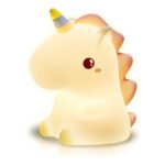 Groove Cuties Rainbow Unicorn LED Night Light with Color Change
