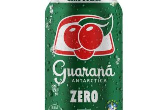 Guaraná Antarctica Zero, Sugar-Free, 330 ml Cans (Pack of 24) – 12.75 S&S