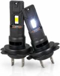 H7 LED Headlight Bulbs, 6500K Cool White, 30000LM, 2 Pack