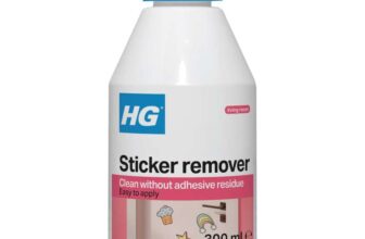 HG Sticker Remover, Glue & Adhesive Cleaner, Tar & Oil Stain Remover 300ml