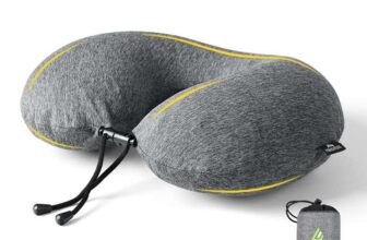 HIKENTURE Inflatable Neck Pillow, 3-Breath Travel Airplane Pillow, Grey sold by Hikenture EU FBA