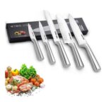 HOBO 5-Piece Stainless Steel Kitchen Knife Set with Bread Knife