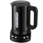 HOMCOM Variable Temperature Control Kettle 1.7L 3kW, Black Fast Boil Water Kettle, Keep Warm Function