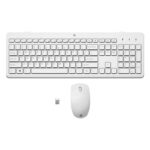 HP 230 Wireless Mouse & Keyboard Combo, 2.4GHz Wireless USB dongle included, White – Used: Like New – Sold by Amazon Resale