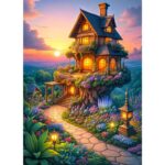 HUADADA Jigsaw Puzzles for Adults 1000 Piece Puzzle – Fairy Tale House – Sold By HUADADA-PUZZLE/FBA