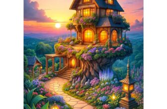 HUADADA Jigsaw Puzzles for Adults 1000 Piece Puzzle – Fairy Tale House – Sold By HUADADA-PUZZLE/FBA