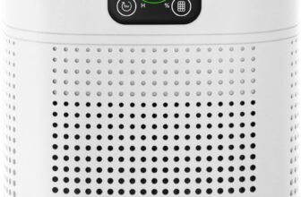 HY1800 Pro Air Purifier for Bedroom & Home, 360 Air Intake, H13 HEPA Air Cleaner for Smoke, Pet Dander & Odours, Quiet Sleep Mode, 9H Timer, White