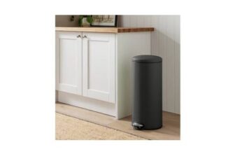 Habitat 30 Litre Domed Pedal Bin – Black