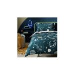 Habitat Cotton Planets Blue Kids Bedding Set – Single