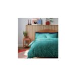 Habitat Emerald Brush Strokes Green Bedding Set – Double