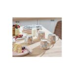 Habitat Floral Ripple Set of 4 Mugs