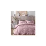 Habitat Seersucker Wide Stripe Lilac Bedding Set – Double