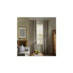Habitat Textured Blackout Eyelet Curtains – Neutral – 117x137cm