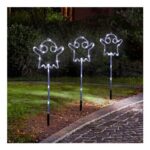 Hallow Scream LED Ghost Stake Lights Set of 3 Hallow Screamp