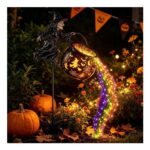 Halloween Outdoor Witch Cauldron Garden Light Waterfall-Style Projector