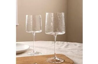 Hammered Wine Glasses – Set of 2