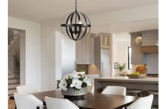 Hanging Pendant, Light Black Globe Chandelier, Free P&P Clubcard Price