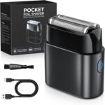 Haokoo Foil Shaver, 90g Travel Electric Shaver for Men, 90 Min Runtime