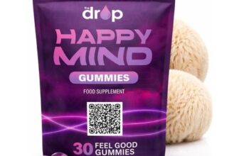 Happy Mind Gummies: Lions Mane and Ashwagandha for Stress