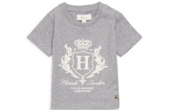 Harrods Cotton Jersey Flocked Logo T-Shirt (0-18 Months)