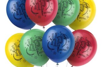 Harry Potter Latex Balloons, 30 Cm, Multicolour, Pack of 8