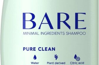 Head & Shoulders Bare Anti-Dandruff Shampoo 400ml, Pure Clean Sulfate Free for Oily Scalp. Bare Shampoo Prevents Dandruff with Minimal Ingredients. Free from Dyes, Sulphates and Silicones