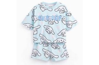 Hello Kitty Cinnamoroll Print Shortie Pyjamas 3-4 Years Only