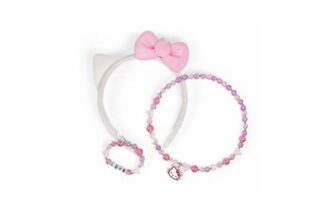 Hello Kitty Kids Headband, Necklace and Bracelet Set