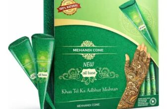 Henna Cones 12 Pack, Natural Bridal Mehndi