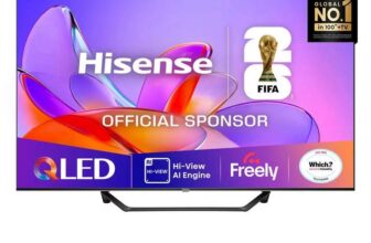 Hisense 43A7QTUK 43 Inch QLED HD Smart TV (Discount at Checkout)