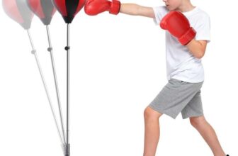Homcom Punching Bag with Stand 126-144 cm Height Adjustable