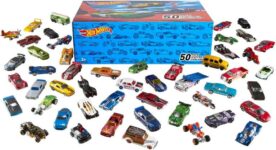 Hot Wheels 50-Pack of 1:64 Scale Vehicles