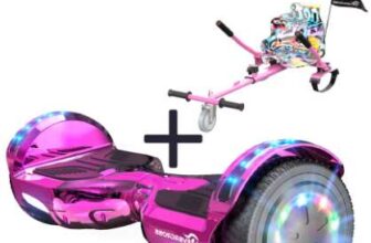 Hoverboard with Seat EVERCROSS PLUS XP9 – 6.5, Bluetooth, LED Lights, 4Ah Battery (with code) EVERCROSS OFFlClAL Store