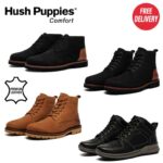 Hush Puppies Mens Leather Boots with code