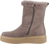 Hush Puppies Womens Becca MidBecca Mid Boot – Taupe, Size 8 UK