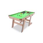 Hy-Pro 6ft Folding Snooker and Pool Table – Oak
