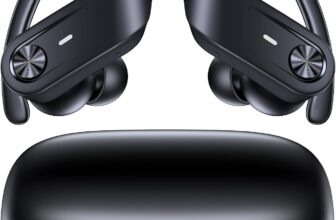 Hybrid Active Noise Cancelling Wireless Earbuds Hi-Res Transparency Mode Ear Buds Hi-Res Stereo Sound Bluetooth Earbuds 80 Hrs Playtime with Earhooks ANC Sports Headphones for Workout Running Travel