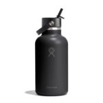 Hydro Flask 64 Oz Insulated Stainless Steel Bottle, Black, Leakproof