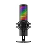 HyperX QuadCast 2 S USB Microphone, with RGB Lighting, Streaming and Podcasting, with On-Board Controls, LED Lighting, Removable Shock