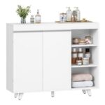 Hzuaneri White Freestanding Sideboard Cabinet