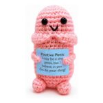 IGNITRON Positive Crochet Wiener: Bachelorette Favors Gifts, Emotional Support Keepsake