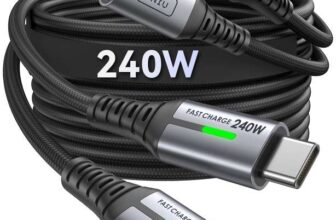 INIU 240W USB C to C Cable, 1m, 2-Pack Fast Charging Type C Charger Cord