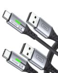 INIU USB C Charger Cable, 1m1m USB A to USB C Cable 3.1A Fast Charging Nylon Braided, LED – By Simplelife llc /FBA – Discount at Checkout