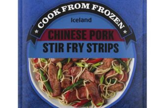 Iceland Chinese Pork Stir Fry Strips 500g
