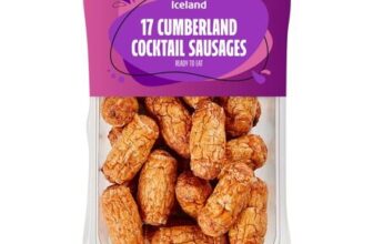 Iceland Cumberland Cocktail Sausages 170g
