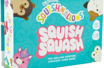 Ideal Squishmallows Squish Squash Card Game The Squishmallows hunting, strategy card game Strategy Card Game For 2-10 Players Ages 12